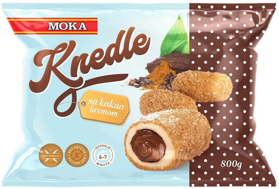 Knedle sa kakao kremom