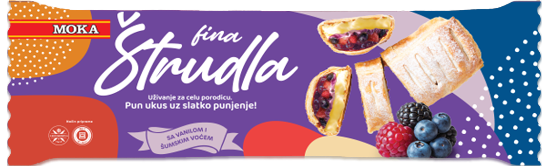 ŠTRUDLA SA VANILOM I ŠUMSKIM VOĆEM