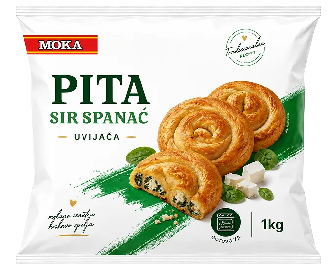 Moka pita uvijaca sir spanac